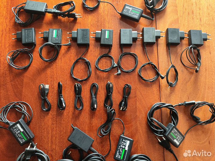 Зарядки и USB Шнуры Для Всех Sony PSP