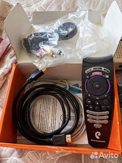 TV приставка, роутер ростелеком полный комплект
