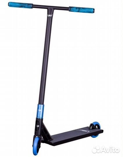 Самокат Flyby Pro Street трюковый, черный-синий