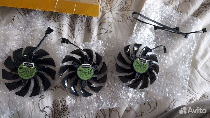 Новые вентиляторы для видеокарты GTX 1080 Ti Aorus