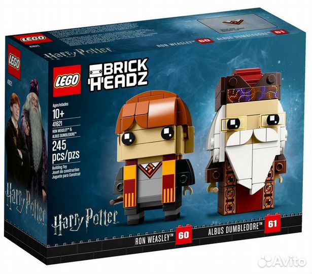 Lego BrickHeadz 41621 Рон Уизли и Альбус Дамблдор