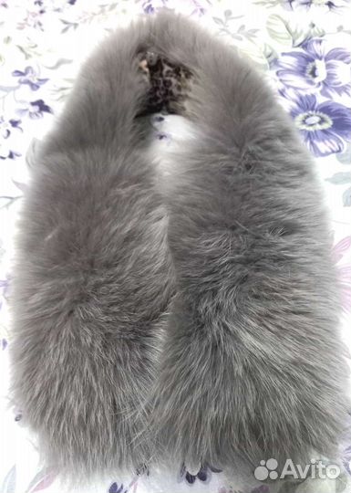 Меховой воротник песец