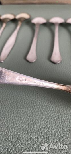 Чайные ложки Два набора, ссср, мельхиор