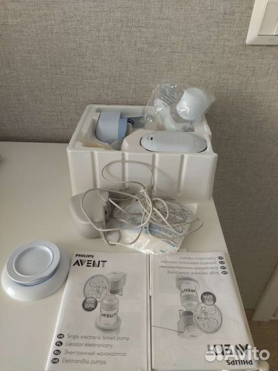 Молокоотсос avent электро с автозапоминанием