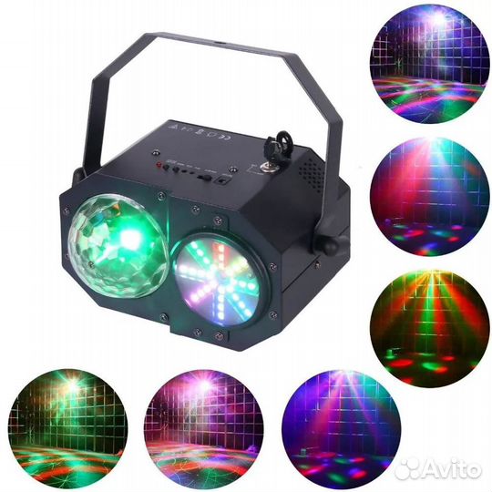 Дискотечный световой прибор xline disco star