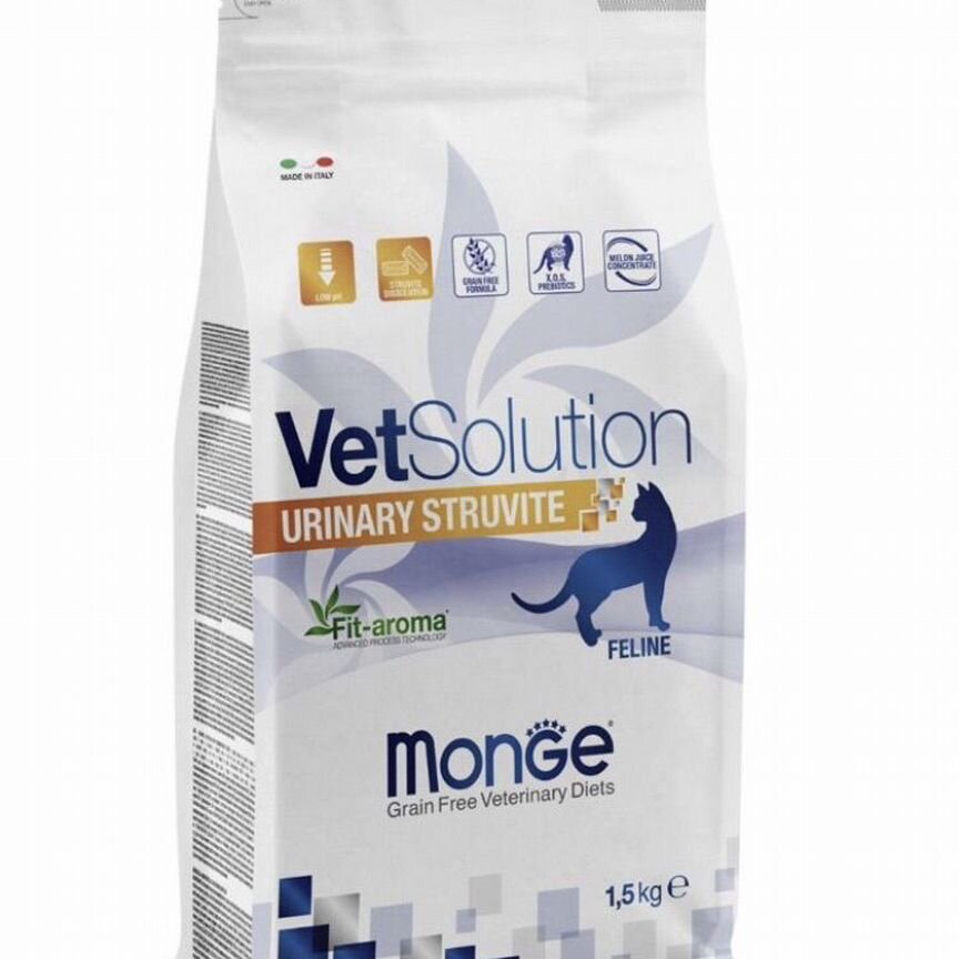 Monge VetSolution Уринари струвит для кошек