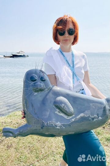 Сувенир панно с Байкала Нерпа