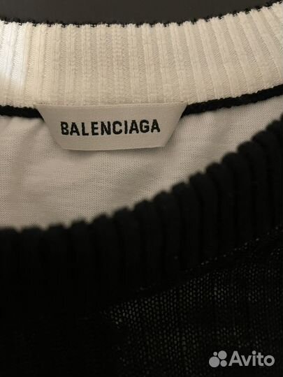 Джемпер Balenciaga двуслойный оригинал