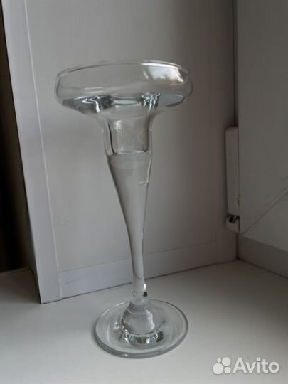 Стеклянные подсвечники