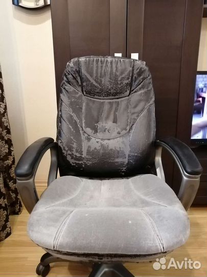 Кресло компьютерное для руководителя под перетяжку