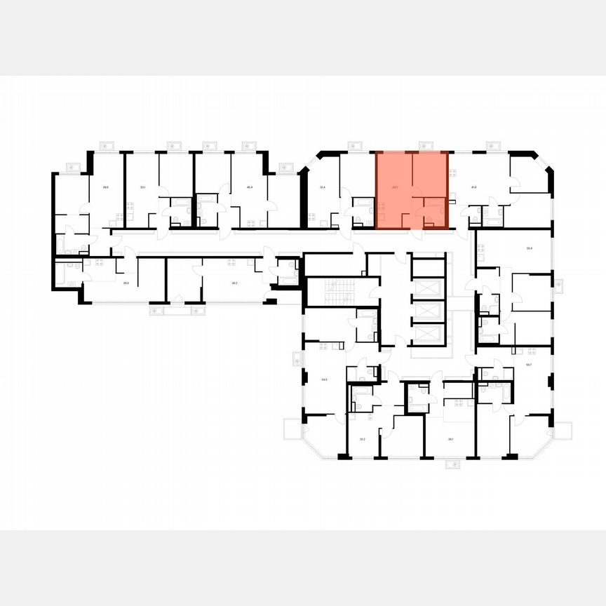 1-к. квартира, 33,7 м², 7/23 эт.
