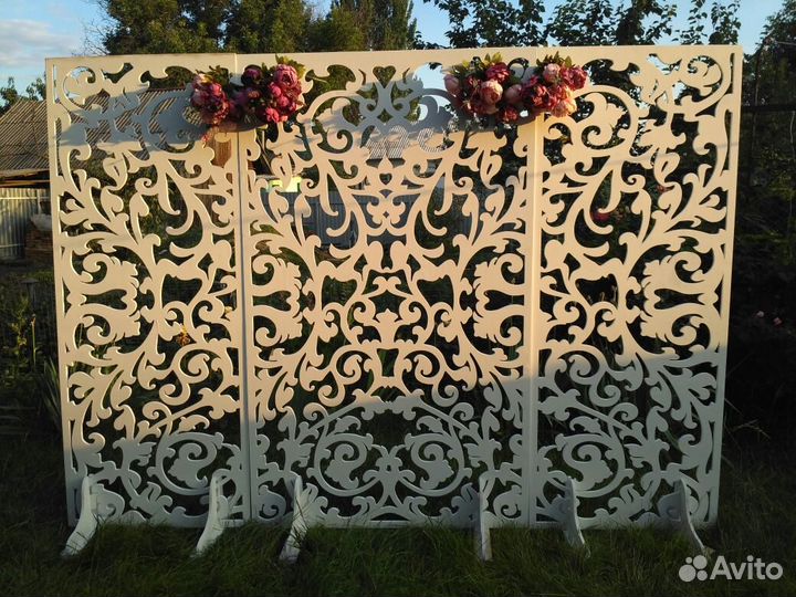 Ширма декоративная с колоннами