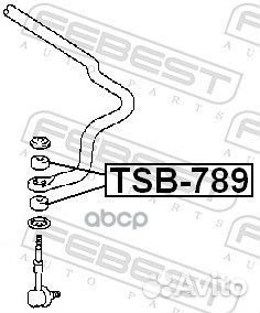 Втулка стойки стабилизатора nissan patrol 97-10