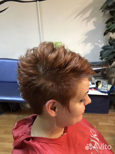 Окрашивание и стрижка волос