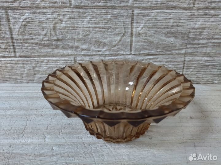 Ваза конфетница СССР стекло