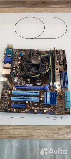 Материнская плата с процессором 1156