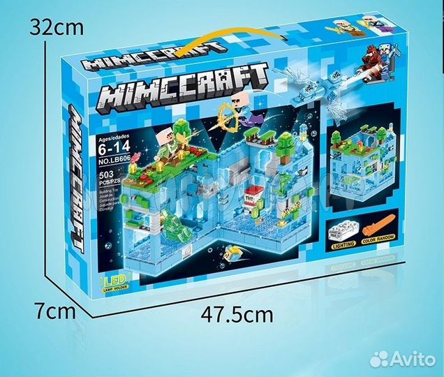 Конструктор майнкрафт lb606
