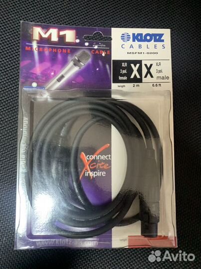 Klotz msfm1-0200 Микрофонный кабель XLR-XLR