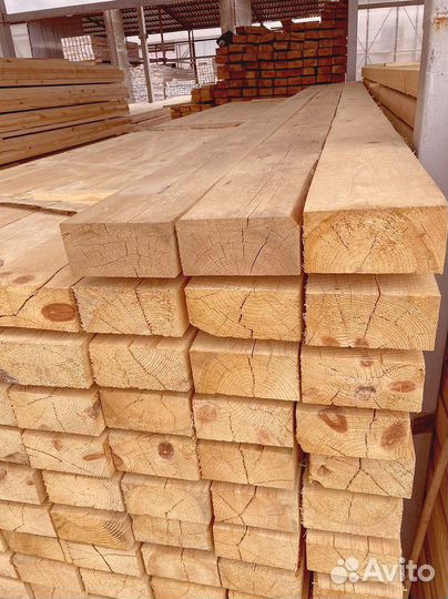 Брус обрезной 150х150х6000мм с доставкой