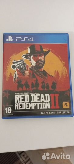 Диски на ps4 RED dead redemption 2