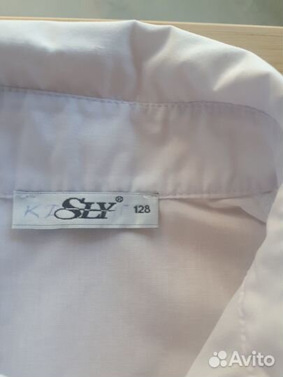 Школьная блузка(белая) 128