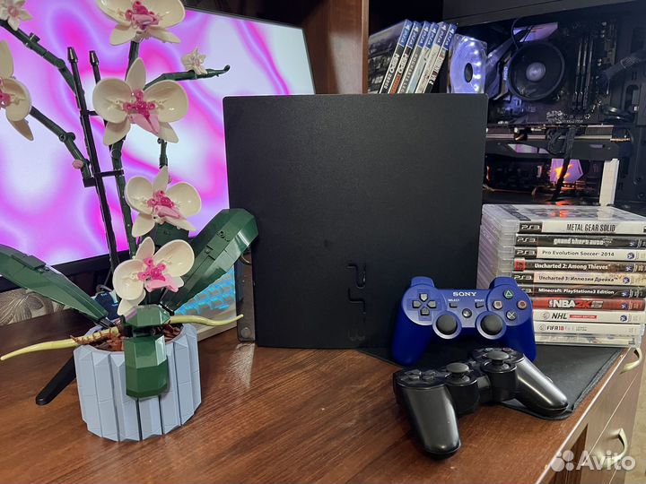 Sony Ps3 500gb+ 2геймпада+50игр