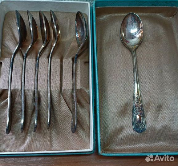 Чайные ложки мельхиор СССР