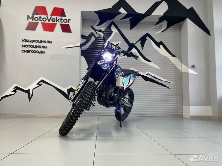 Мотоцикл кроссовый BRZ X5M black edition