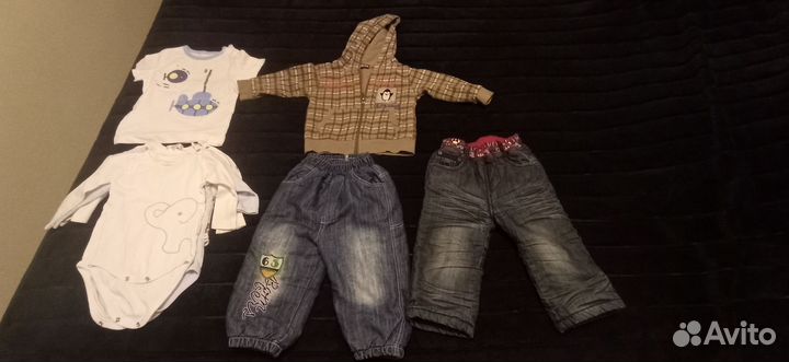 Вещи пакетом на мальчика, ростовка от 68-80