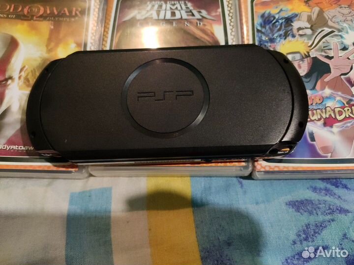 PSP - E 1008 и 6 лицензионных игр