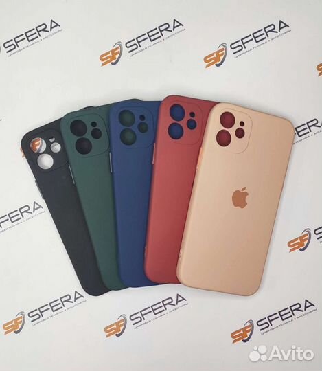 Чехлы с защитой камеры для iPhone 12