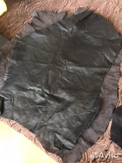 Кожа черная