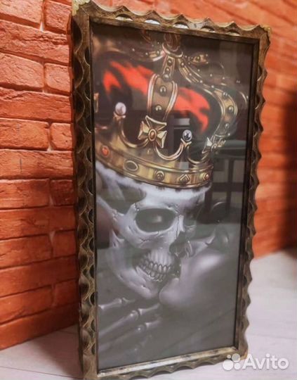 Нарды ручной работы со стеклянным покрытием