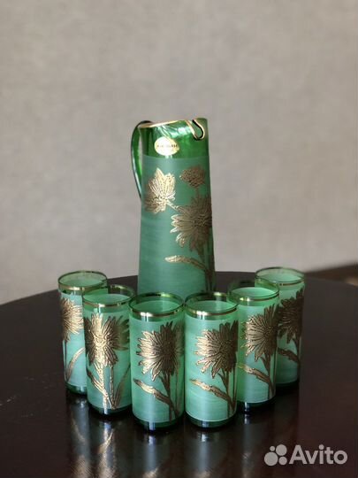 Кувшин и 6 стаканов Богемия Bohemia