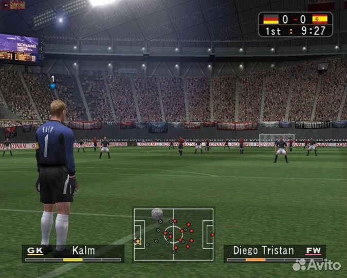 Pro Evolution Soccer 3, б/у, английский (PS2)