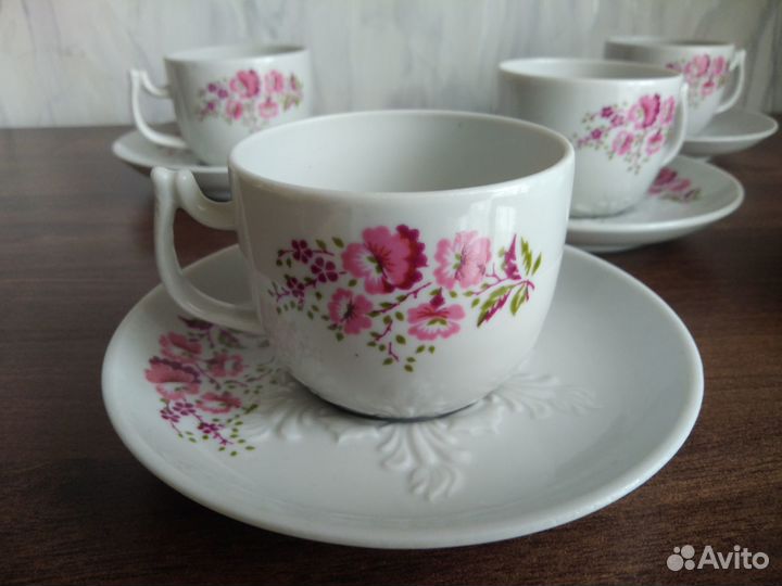 Кофейный сервиз фарфор СССР
