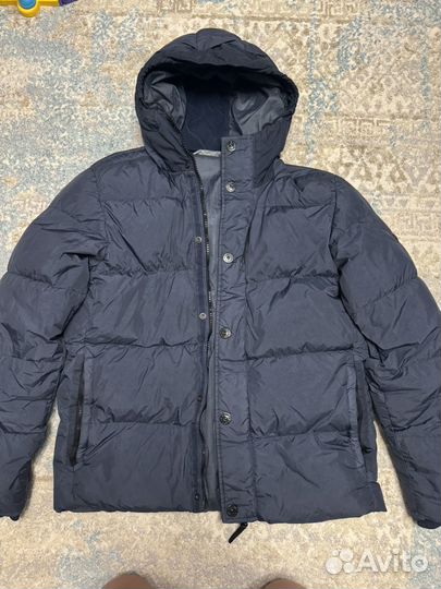 Пуховик stone island garment dyed