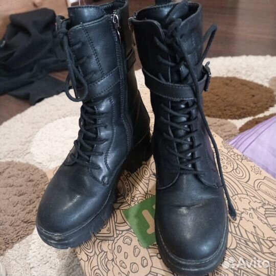 Сапоги Берцы зимние на девочку 33р