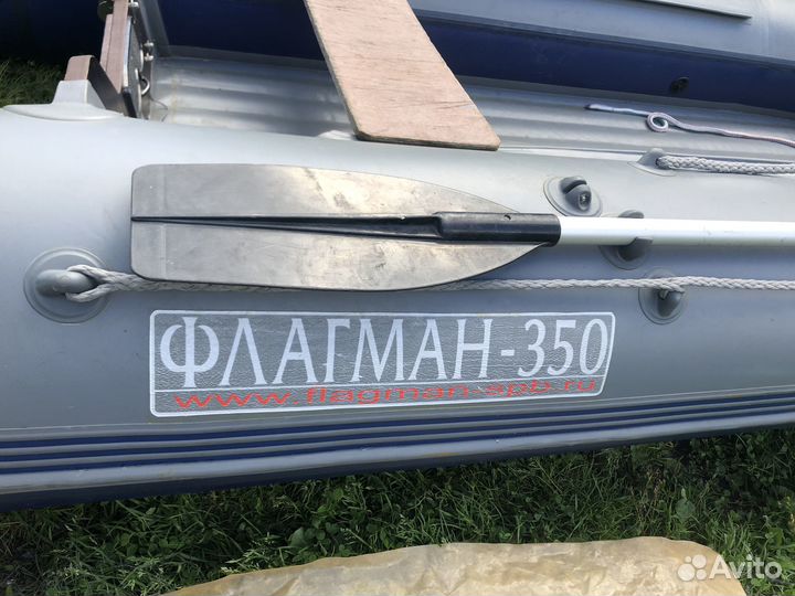 Моторная лодка Флагман 350 тент колёса