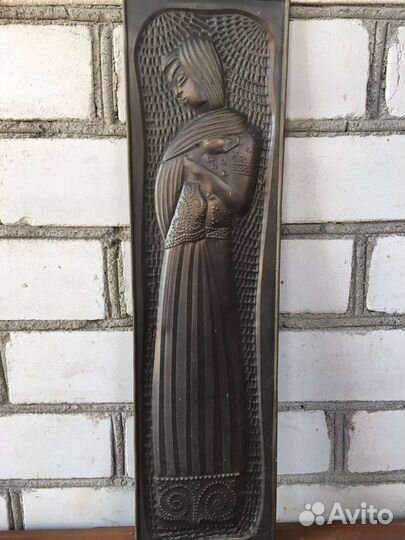 Картина медная чеканка СССР