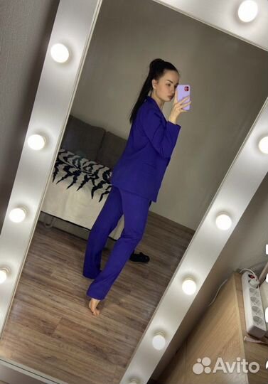 Гримерное зеркало с лампочками 175/75