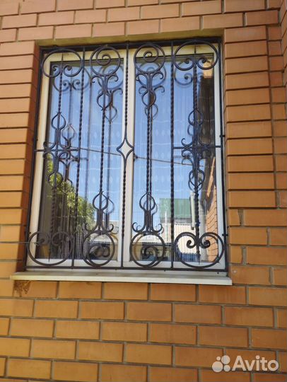 Решетки на окна кованые бу
