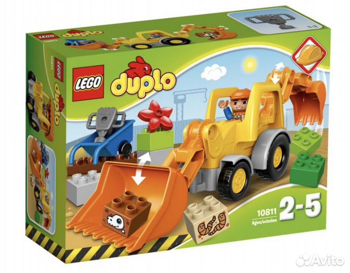 Lego Duplo, Экскаватор-погрузчик, 10811