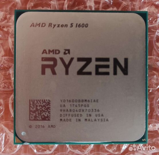 Процессор AMD Ryzen 5 1600