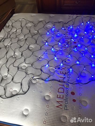 Новогодняя сетка гирлянда