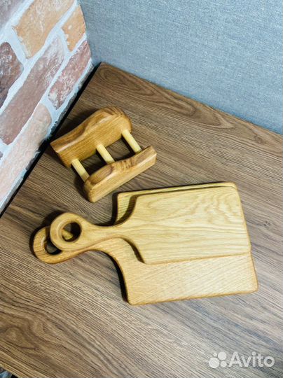 Набор досок для подачи блюд на подставке