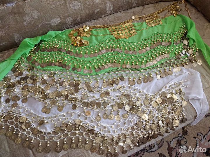 Платок для восточных танцев (2 штуки)