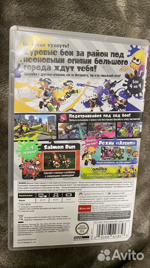 Игра на nintendo switch Splatoon 2