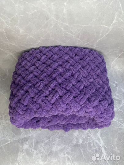 Пледы детские вязаные ручной работы