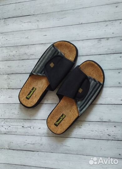 Домашние тапочки мужские натуральн